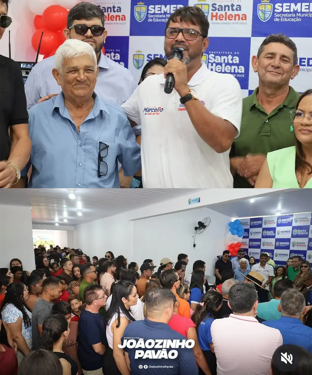 INAUGURAÇÃO DA ESCOLA CANTIDOA MARQUES